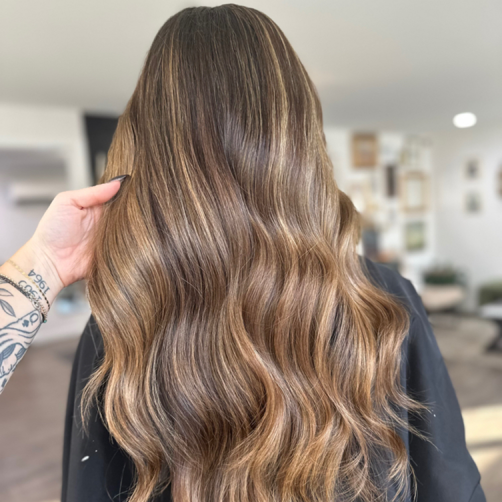 Root Retouch with foil at Salon 212 in Saco, ME