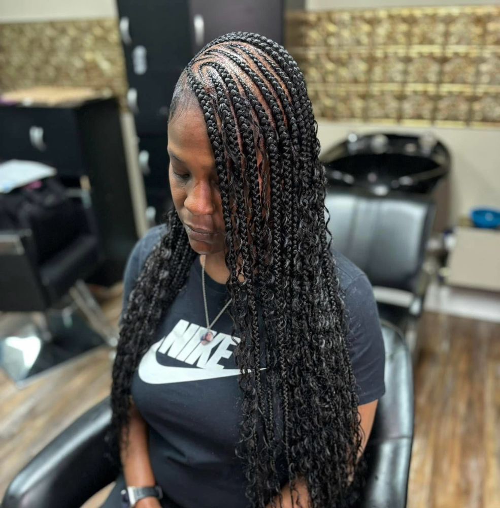 Medium Lemonade Knotless at Dreya The Artist in Grand Prairie, TX