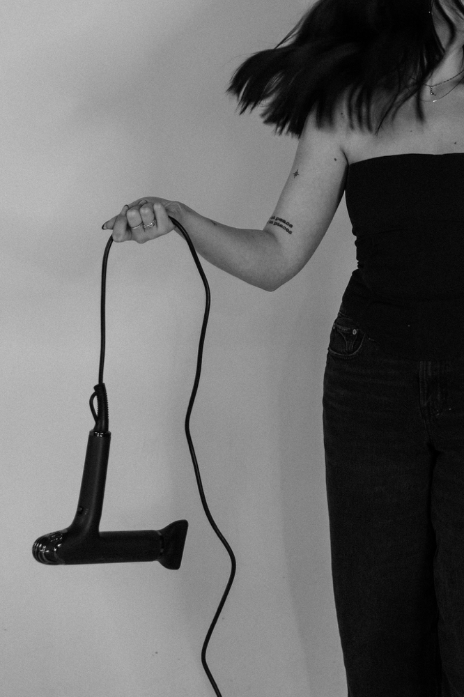 curl or flat iron style