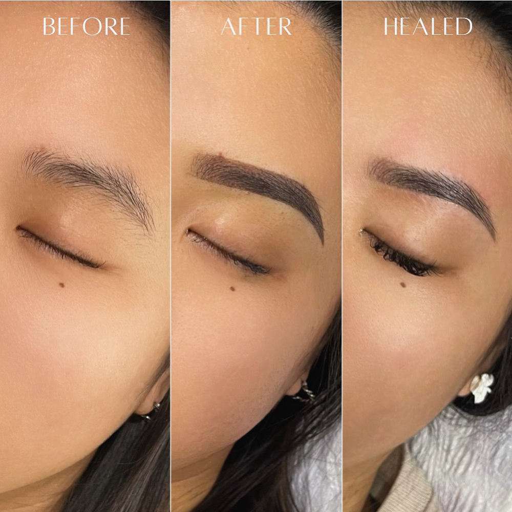 Ombré Powder Brows at Studio Blanc in Richardson, TX