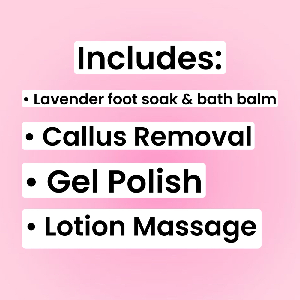 Basic Gel Pedicure