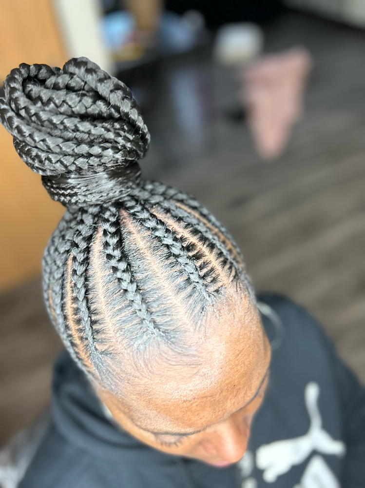 Medium Stitch Ponytail at BraidsByChardonnay in Milwaukee, WI