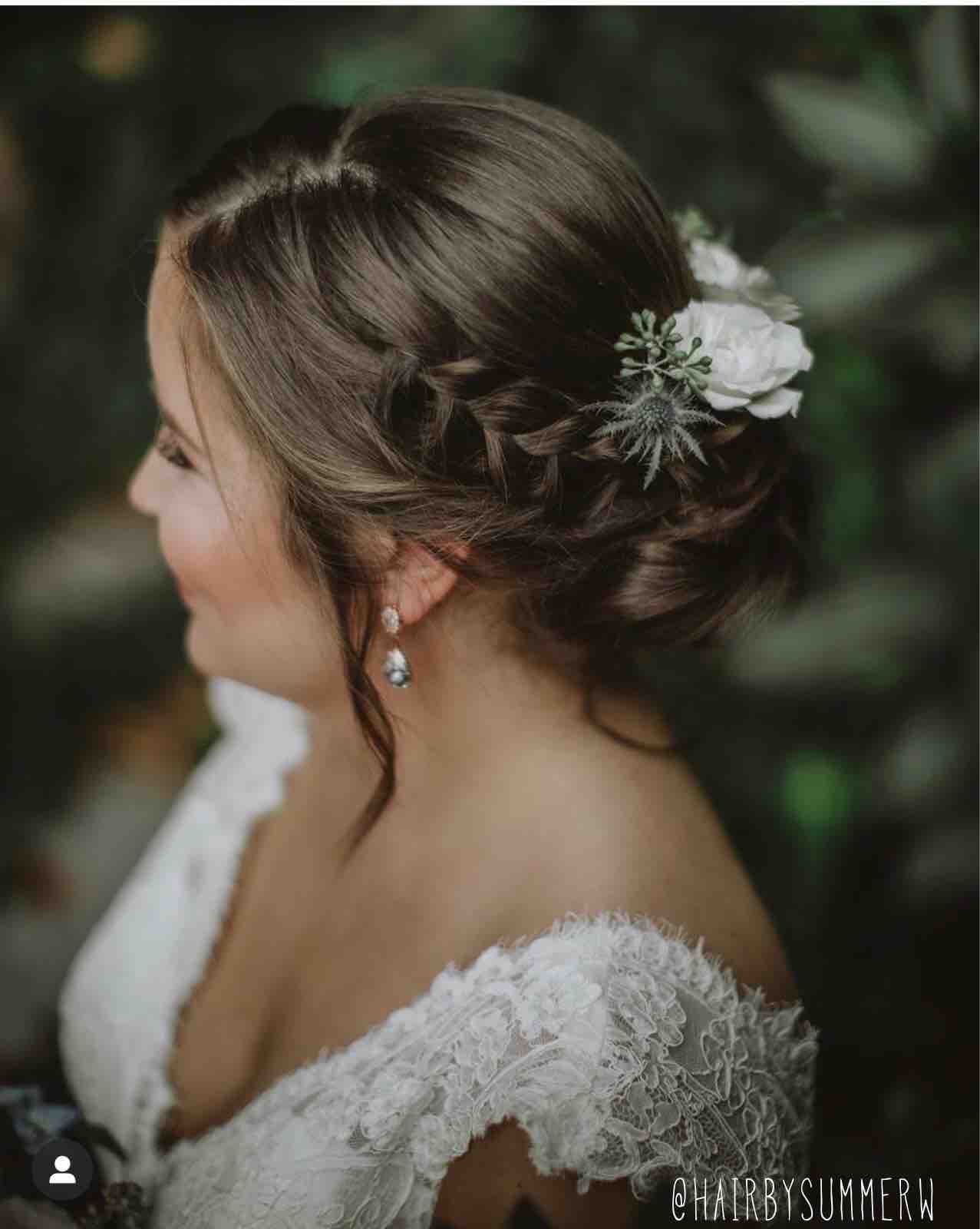 Bride hair and makeup