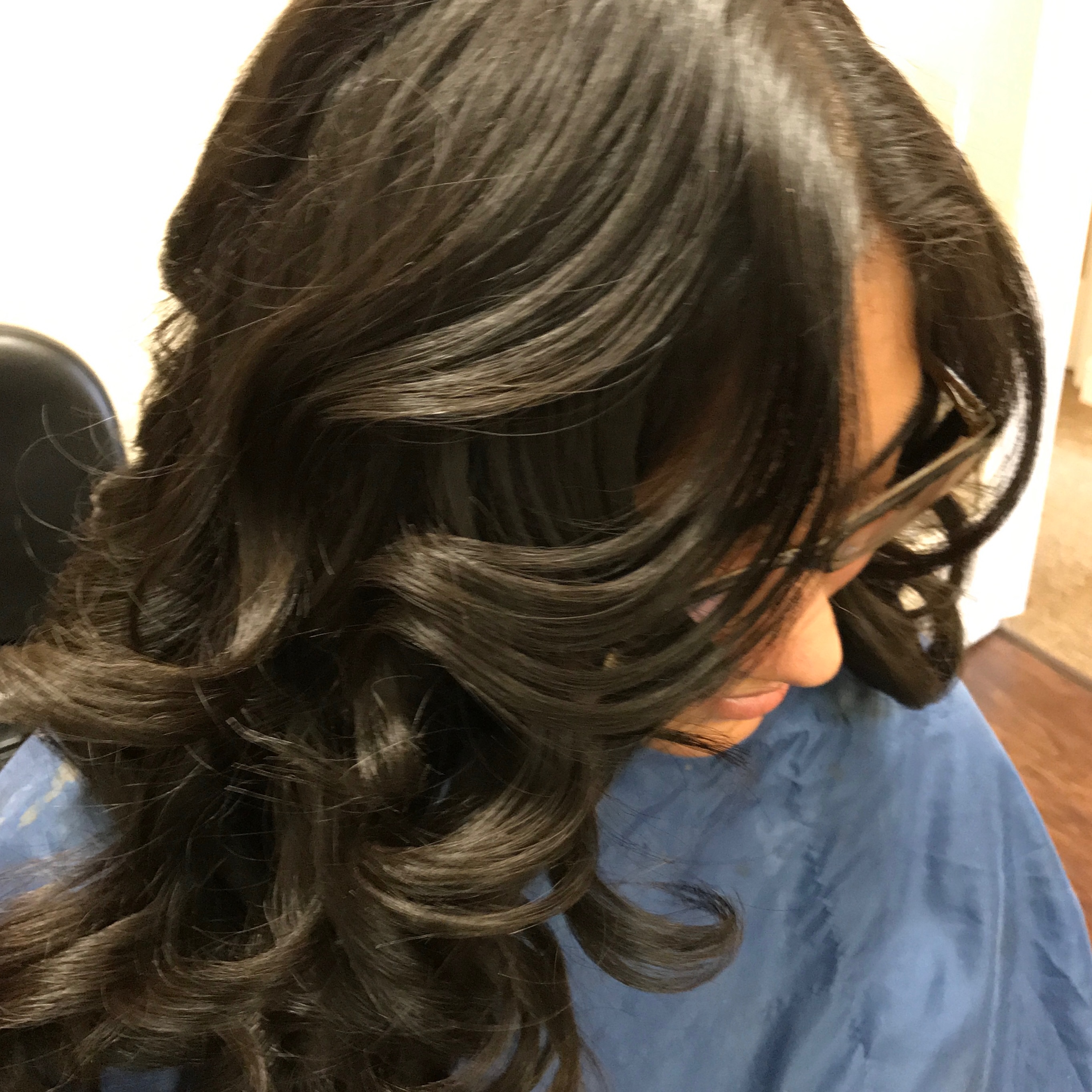 Smooth & Sleek Blowout at The Hair Length Studio in Plano, TX