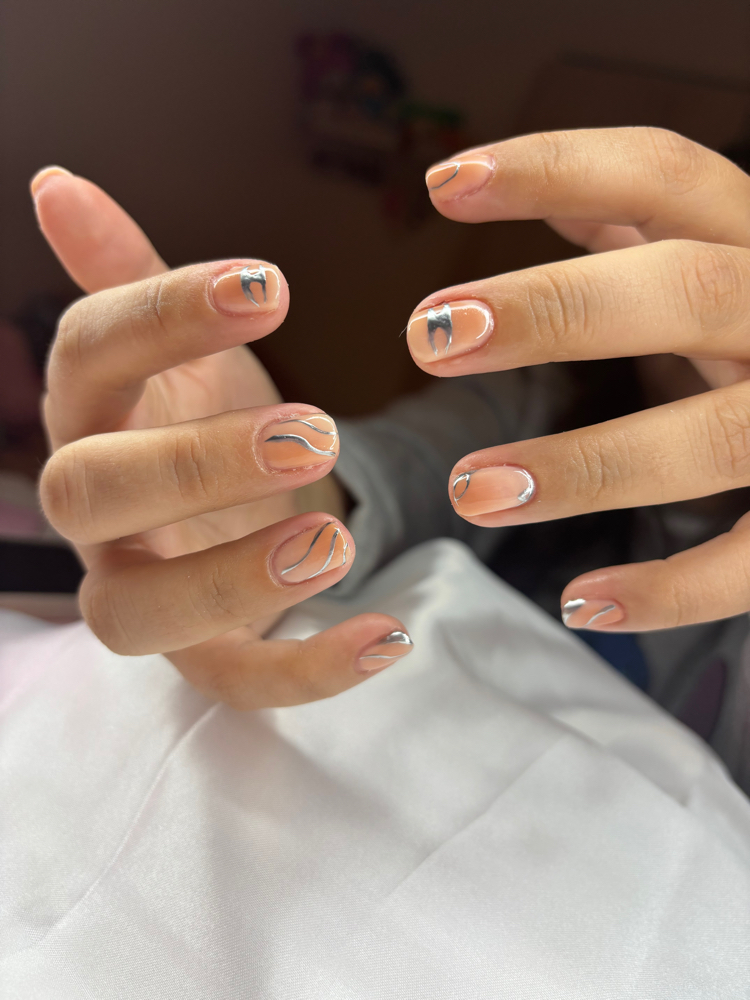 gel on natural nails