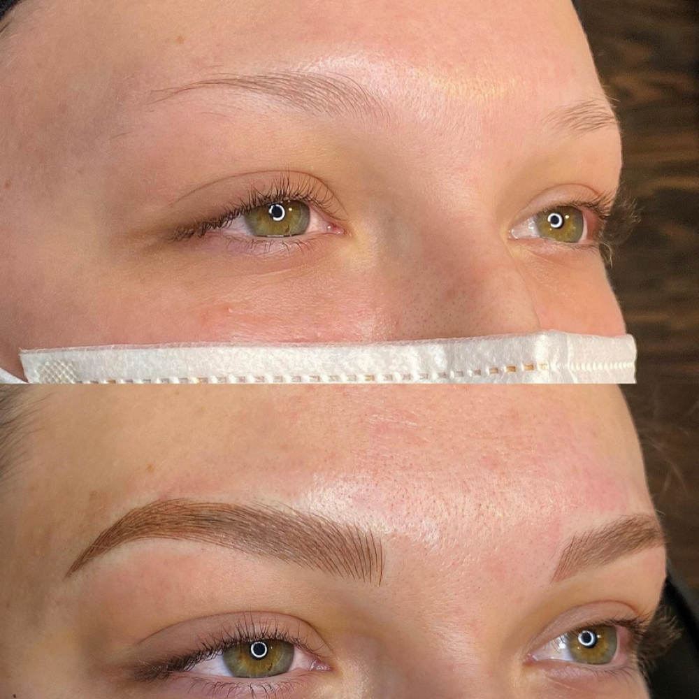 Microblading With Medium Shading at Amethyst Spa in Omaha, NE