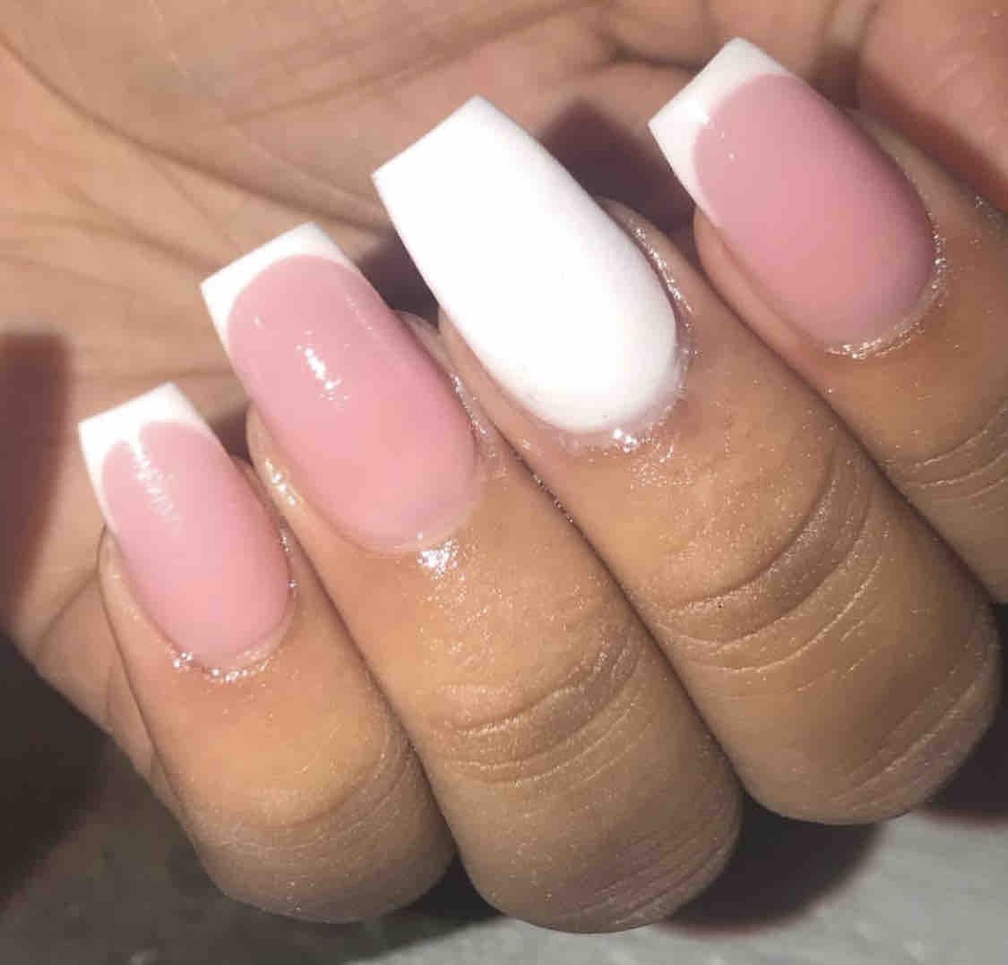 Pink & White Hands/ Toes at Alexis K in Ypsilanti, MI