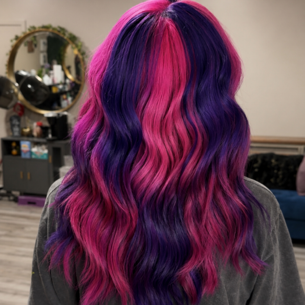 Color-block Party Package🤘 at DARKBAR Salon in Knoxville, TN