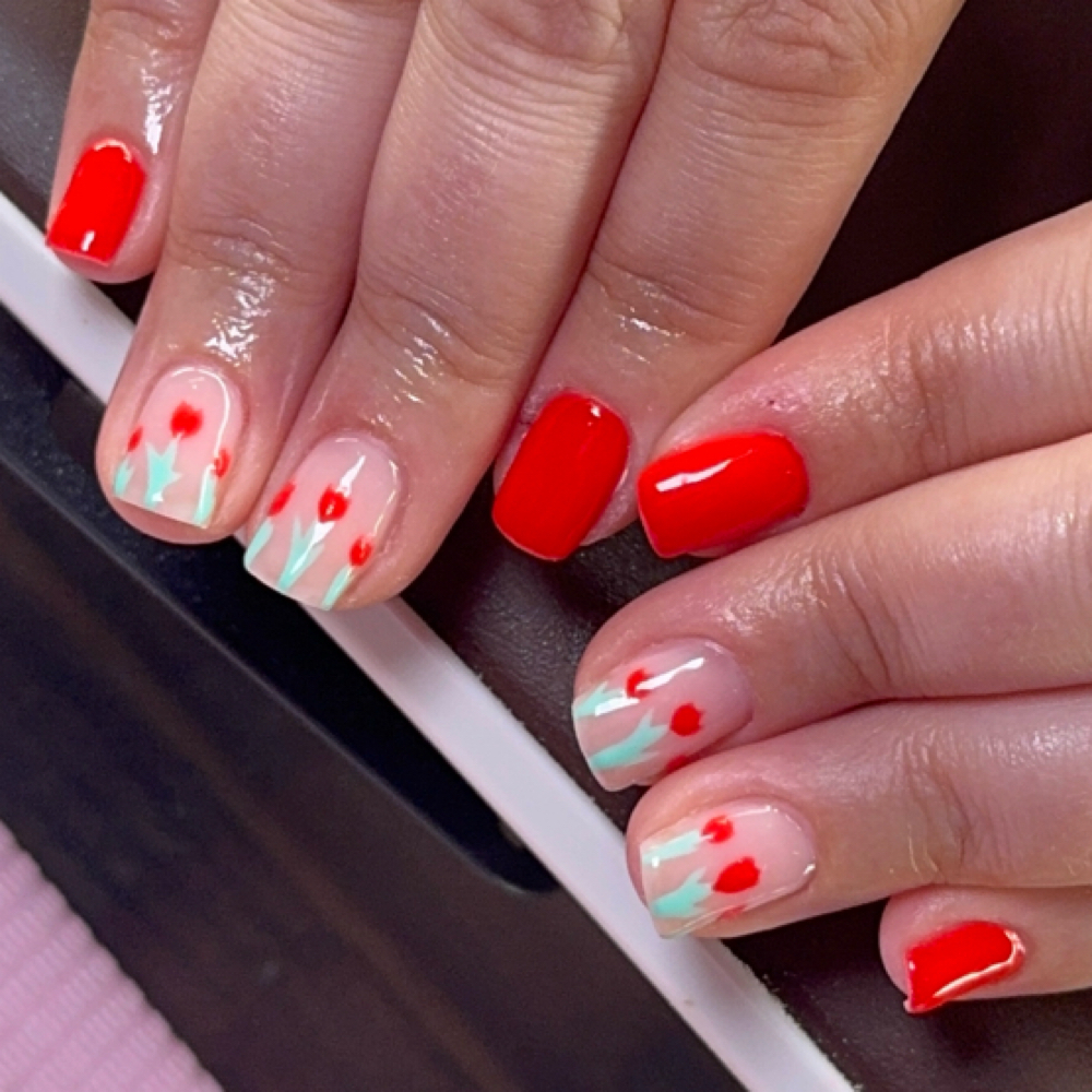 No-Chip Gel Manicure Minimal Design at Arcadia Lane Studio in Downers Grove, IL