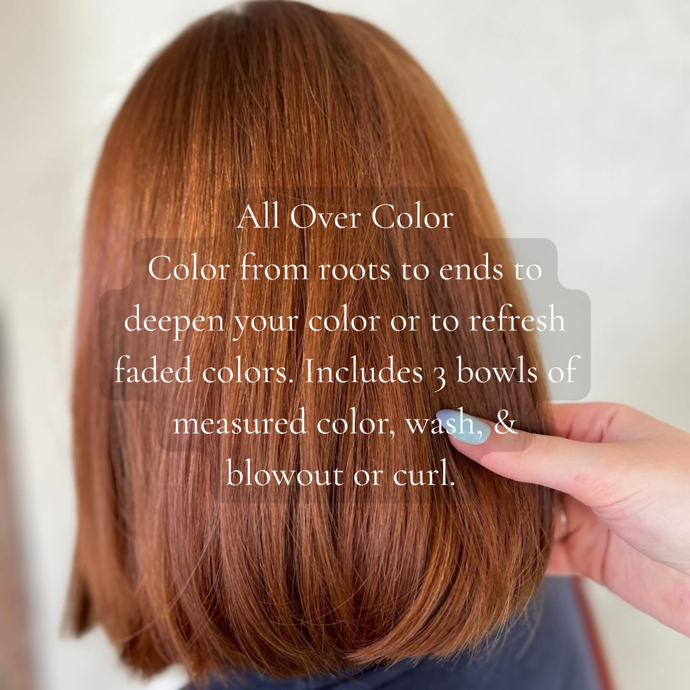 All Over Color at Amanda B Hair Artistry in Burleson, TX