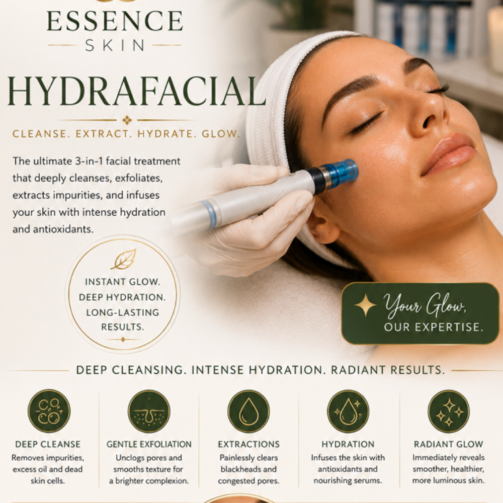 Hydrafacial at ESSENCE SKIN in Chelmsford, MA