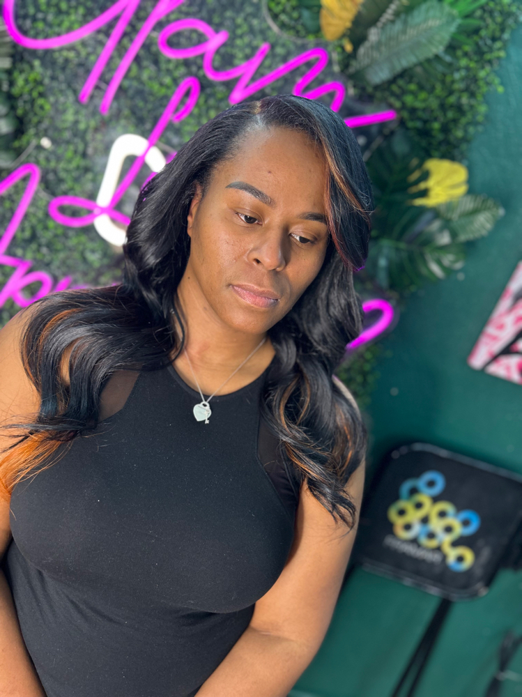 Sew In W/ Natural Leave Out