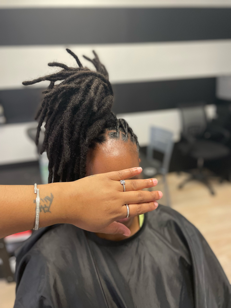 Human Hair Loc Ext  4 Inch And Up