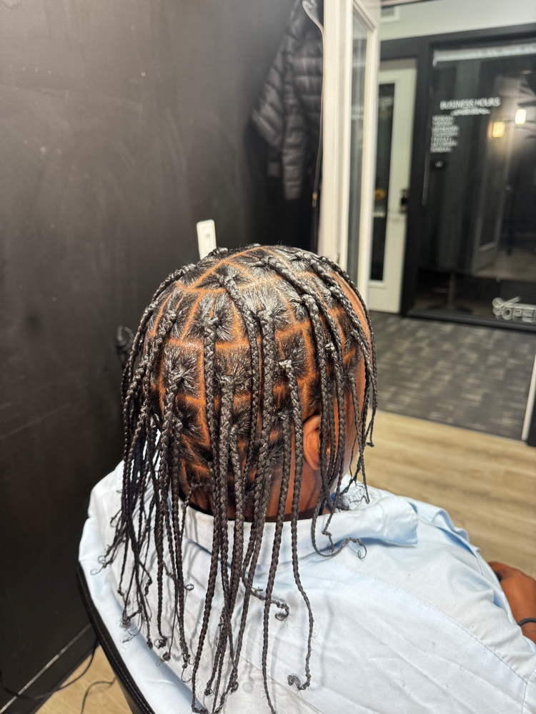 Mens Single Braids at BraidedBySani in Vallejo, CA