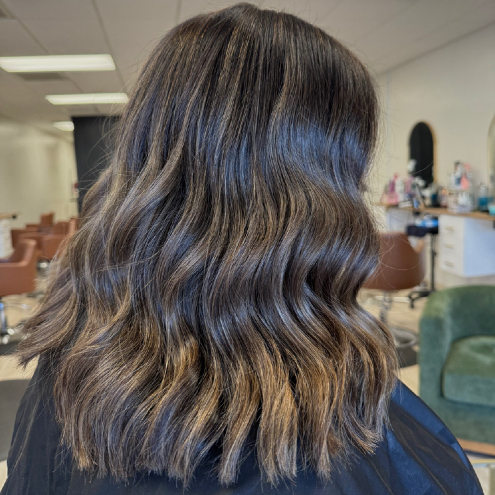 Grey Coverage Between Highlights at Styled by Hannah Lee in Johnson City, TN