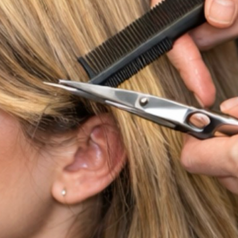 Ladies cut, wash & style at Bristle Barbershop in Camdenton, MO