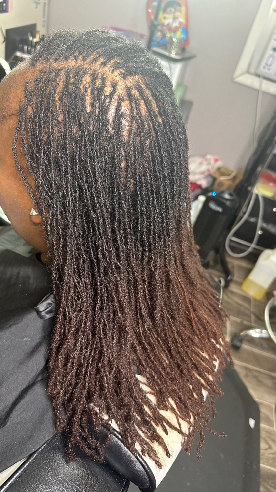 Color Tips Of Hair Or Half Of Head
