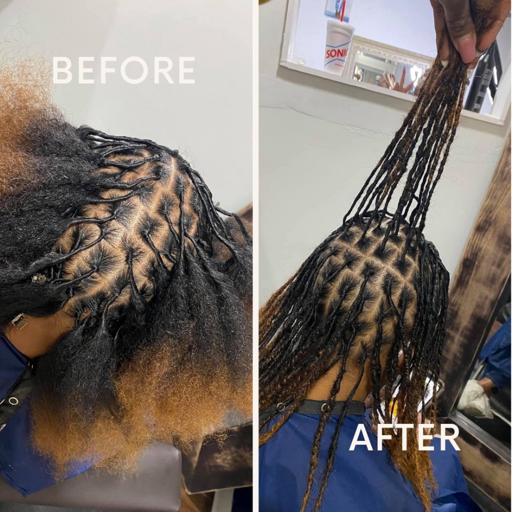 Instant Locs at Billion Hairs Salon in Kansas City, KS