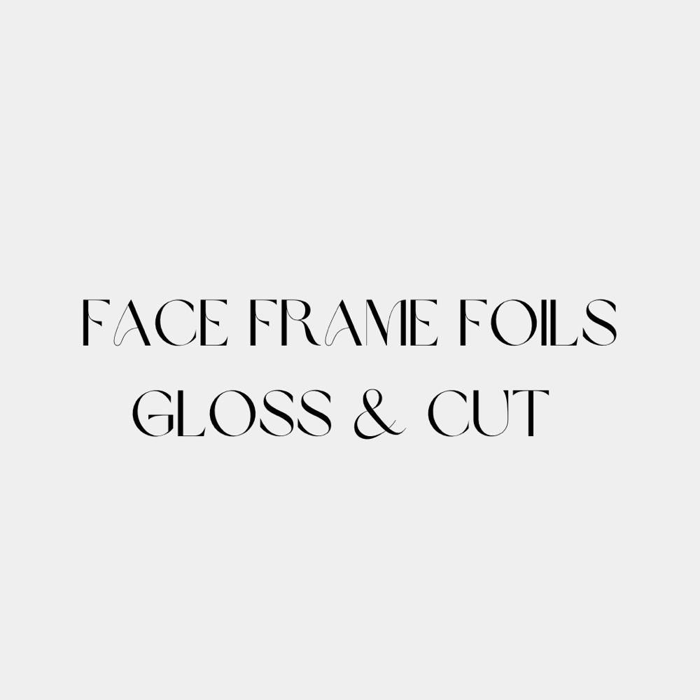 Face Framing Foils + Cut