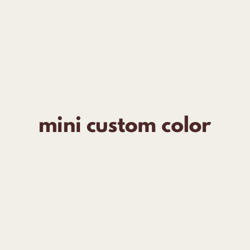 Mini Custom Color