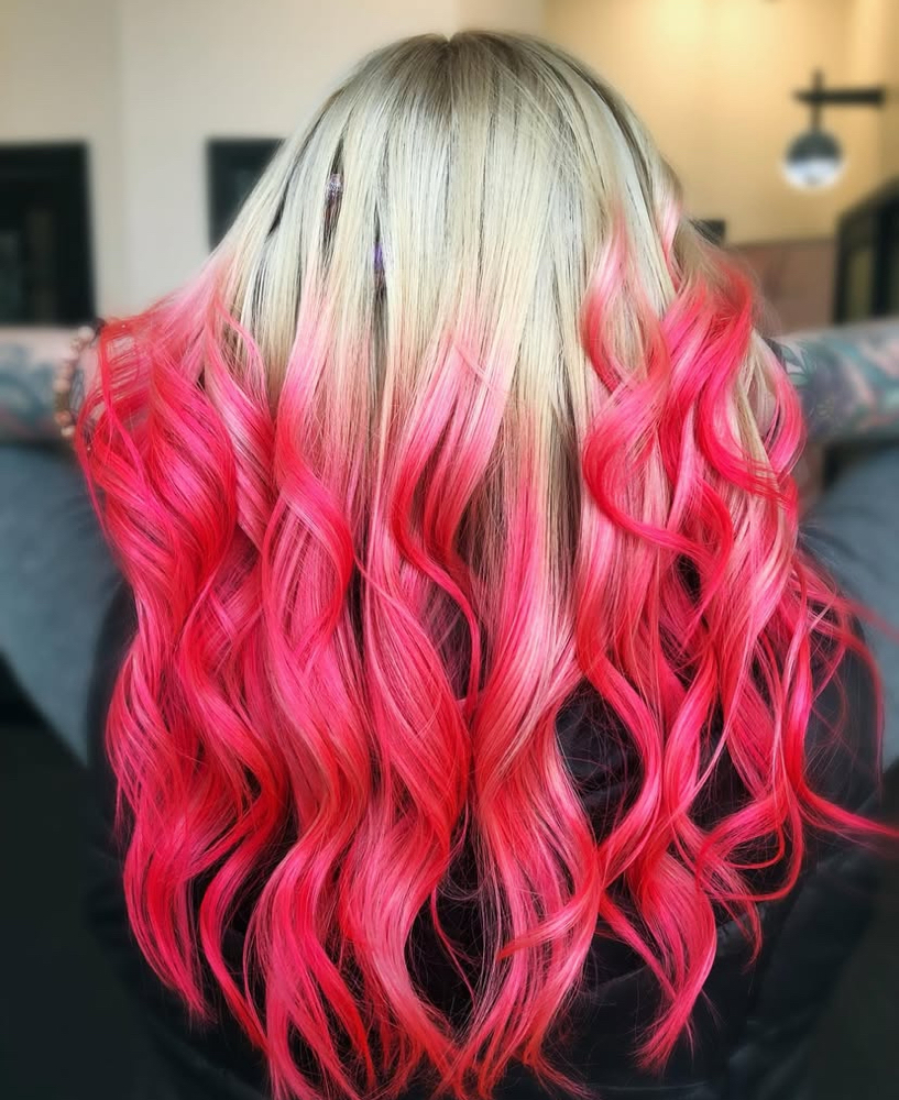 Fashion Color Half Head