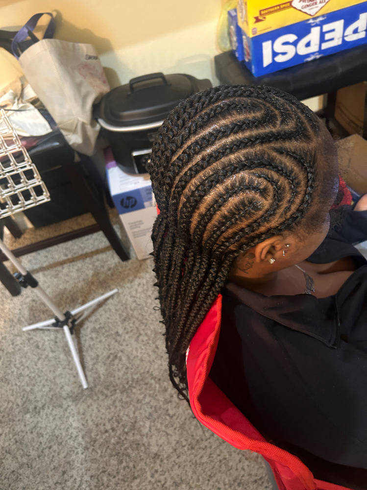 Feed In Braids 8 To 12 at Styled By Tee in Birmingham, AL