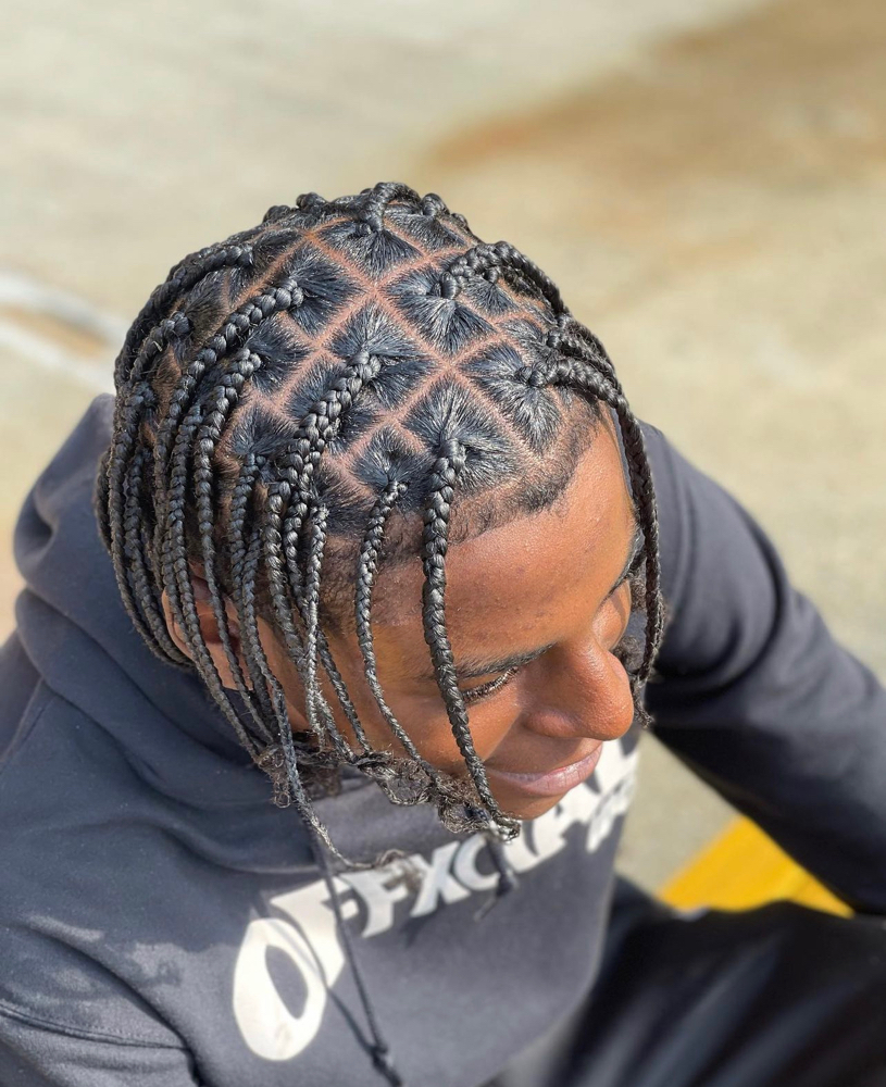 Box Braids (natural Hair)