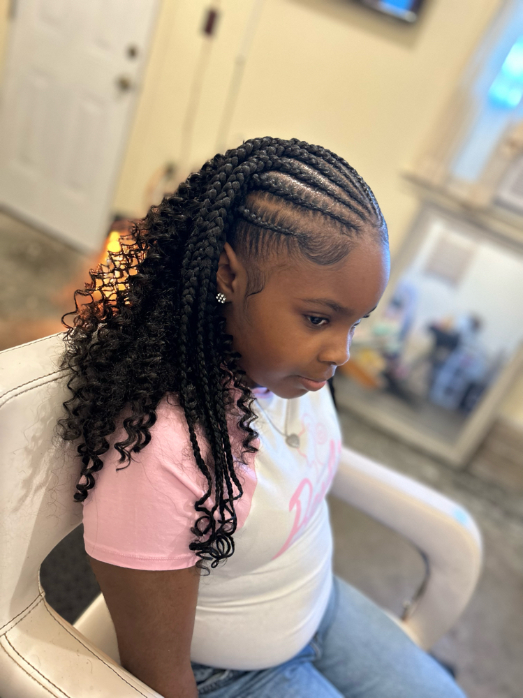 Half up Half Down Crochet Kids