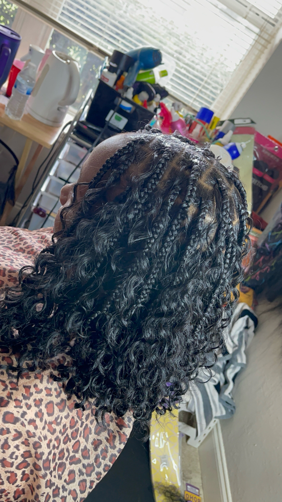 Boho Knotless Bob at Diamond in Katy, TX