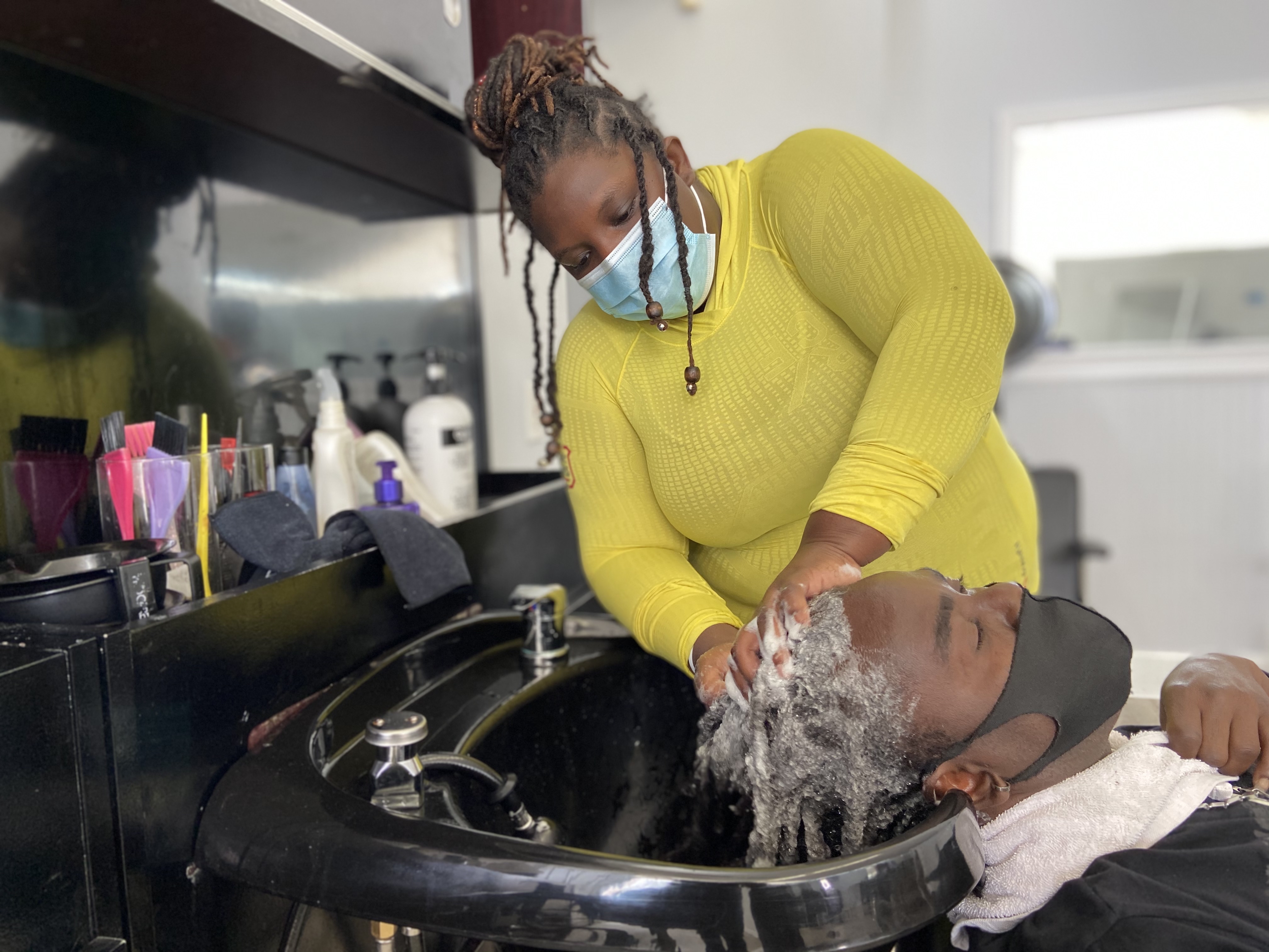 Wash And Condition Locs at Rosegold Beauty in Brockton, MA