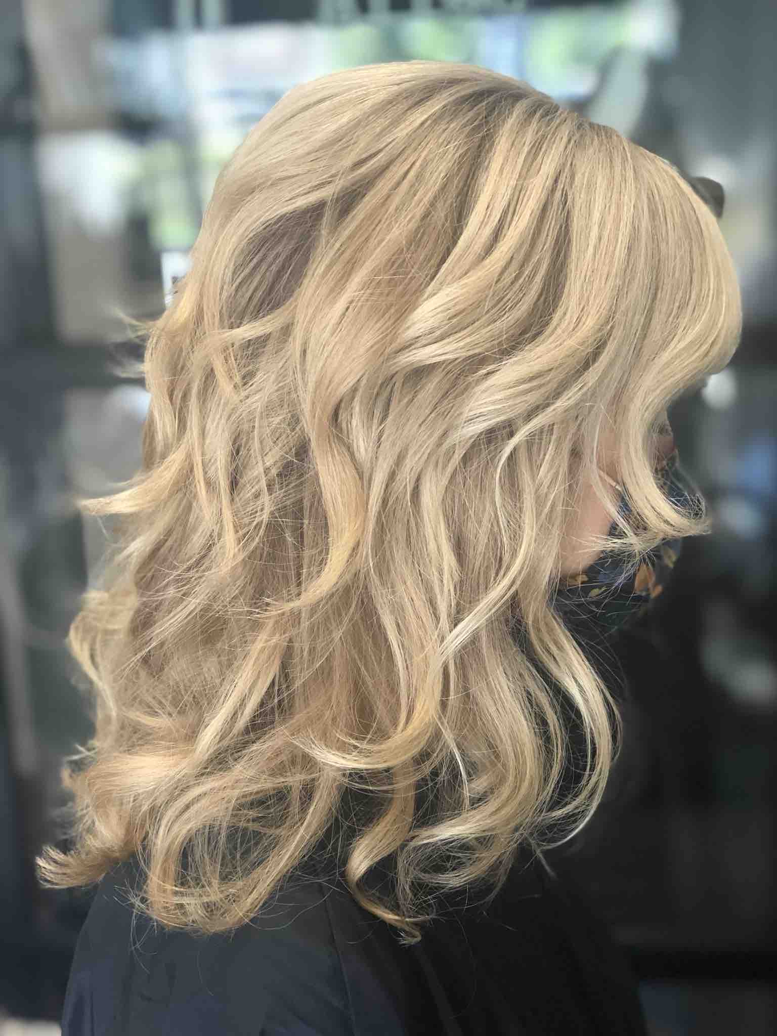 Root Touch Up With blowdry