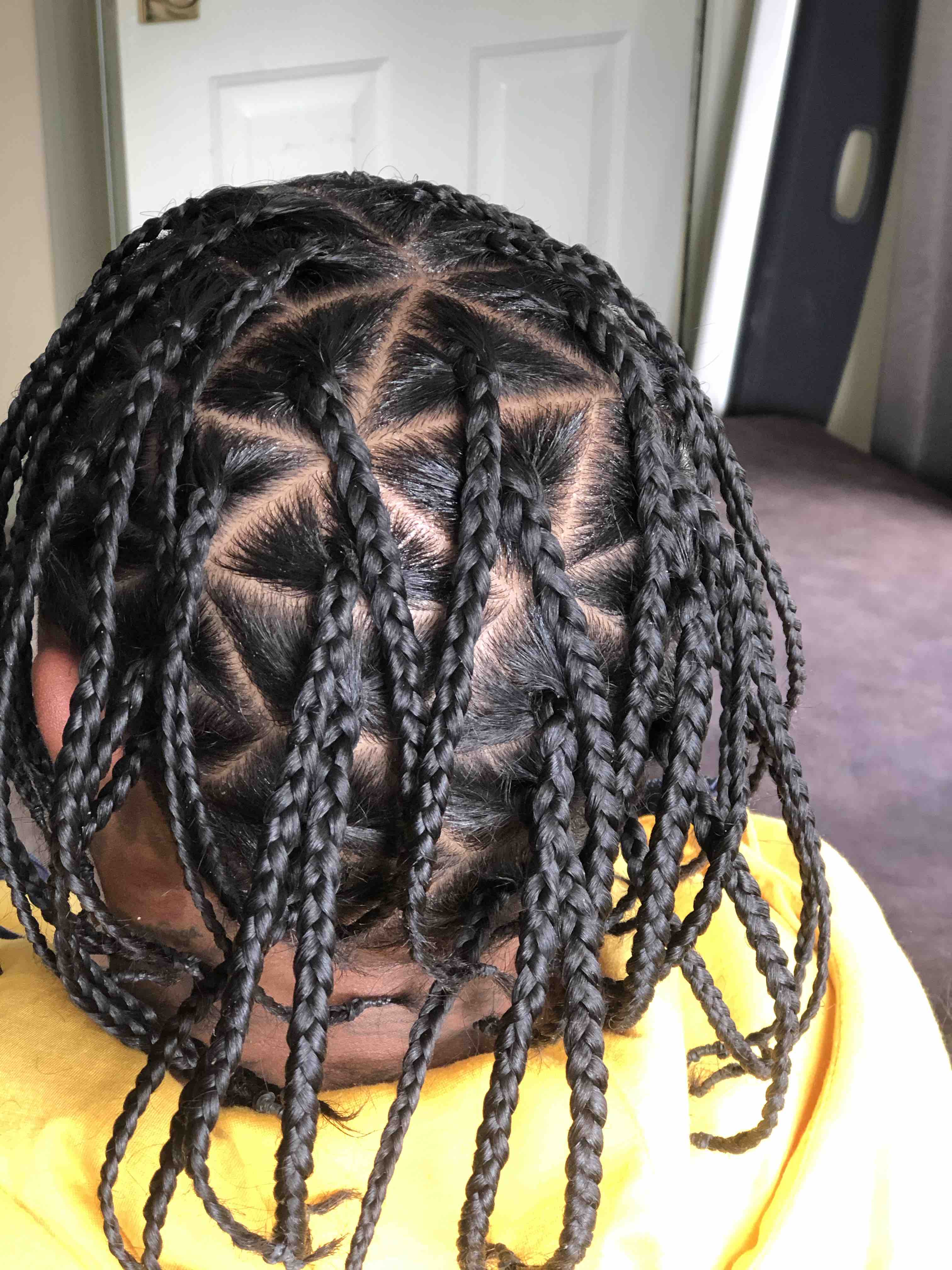 Mens Box Braids
