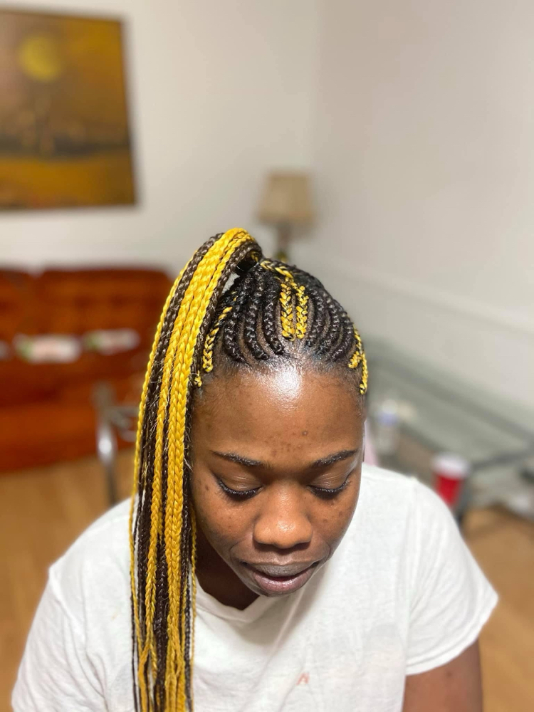 Cornrow Ponytail at Braided By UNeeQ in Moundville, AL