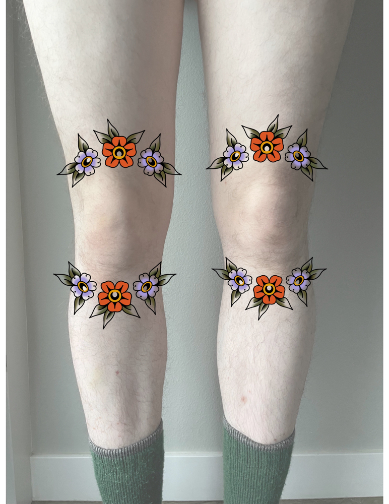 Complete Knee Flower Set