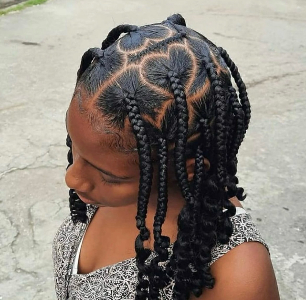 Kids Knotless Style at Queen Of The Crown in Charlotte, NC
