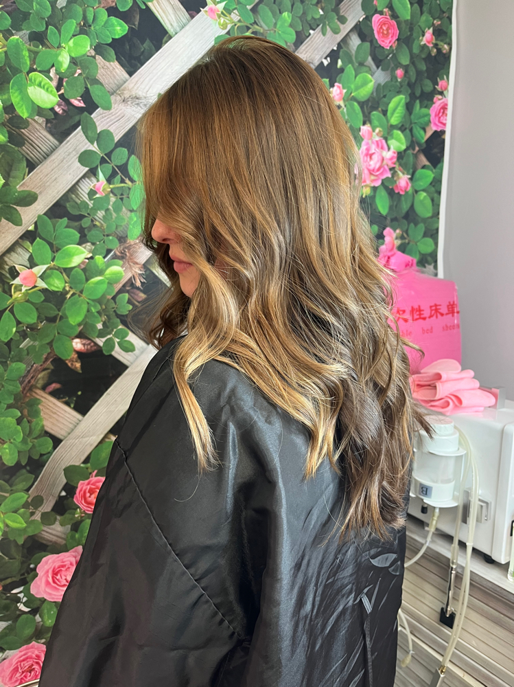 Root Touch Up And Blow