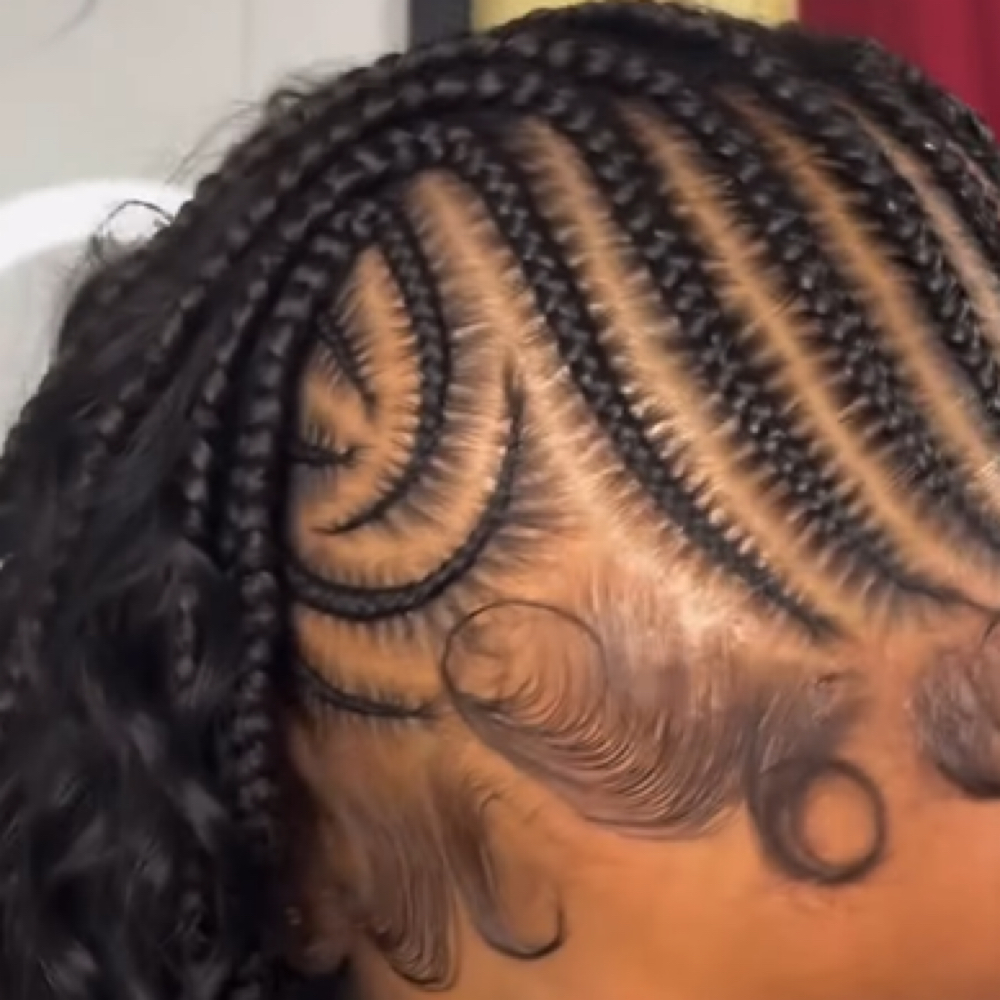Tribal Braids With Sew In at KENNIES CREATIONS in Winston Salem, NC