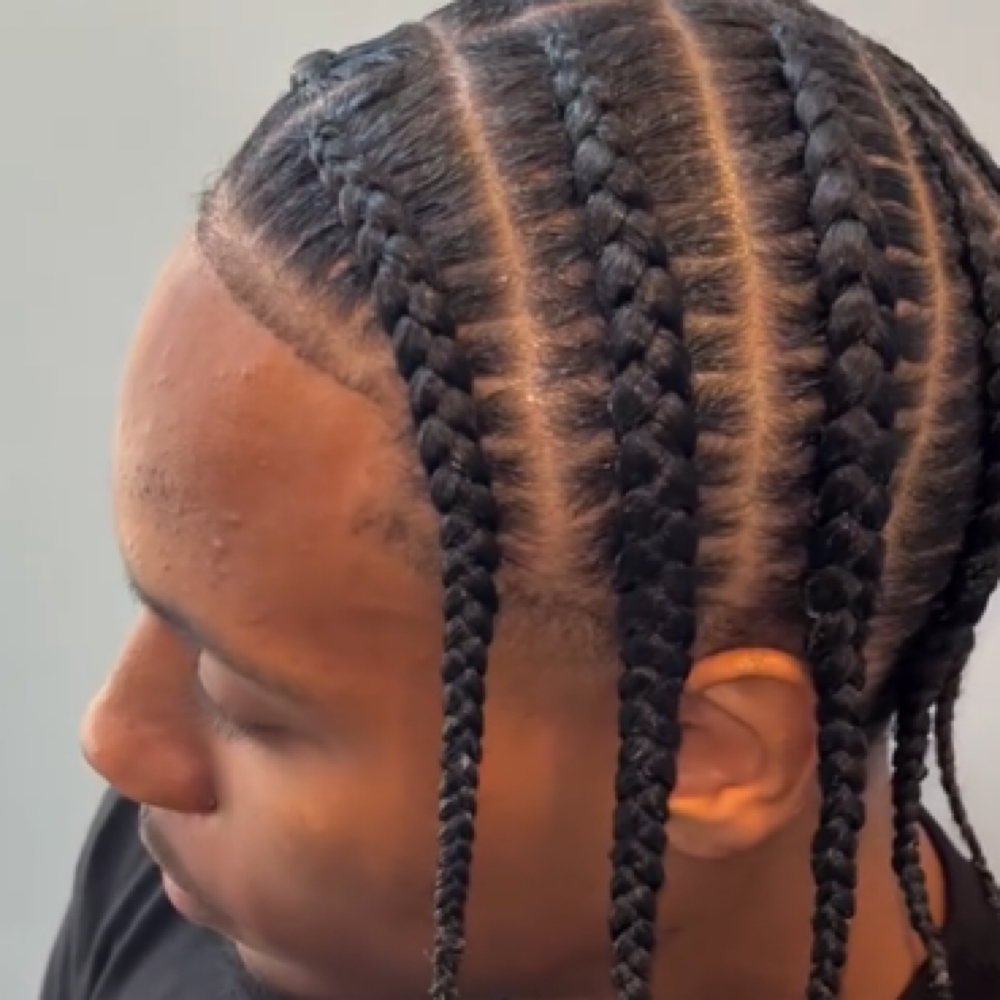 Pop Smoke Braids (Men) at Haus Of Kartel in Rochester, NY