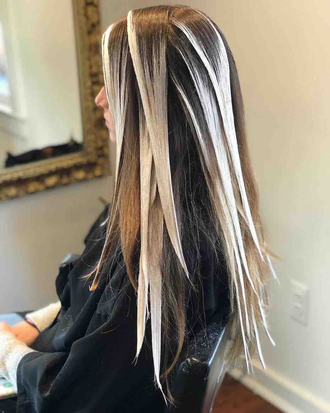 balayage and haircut