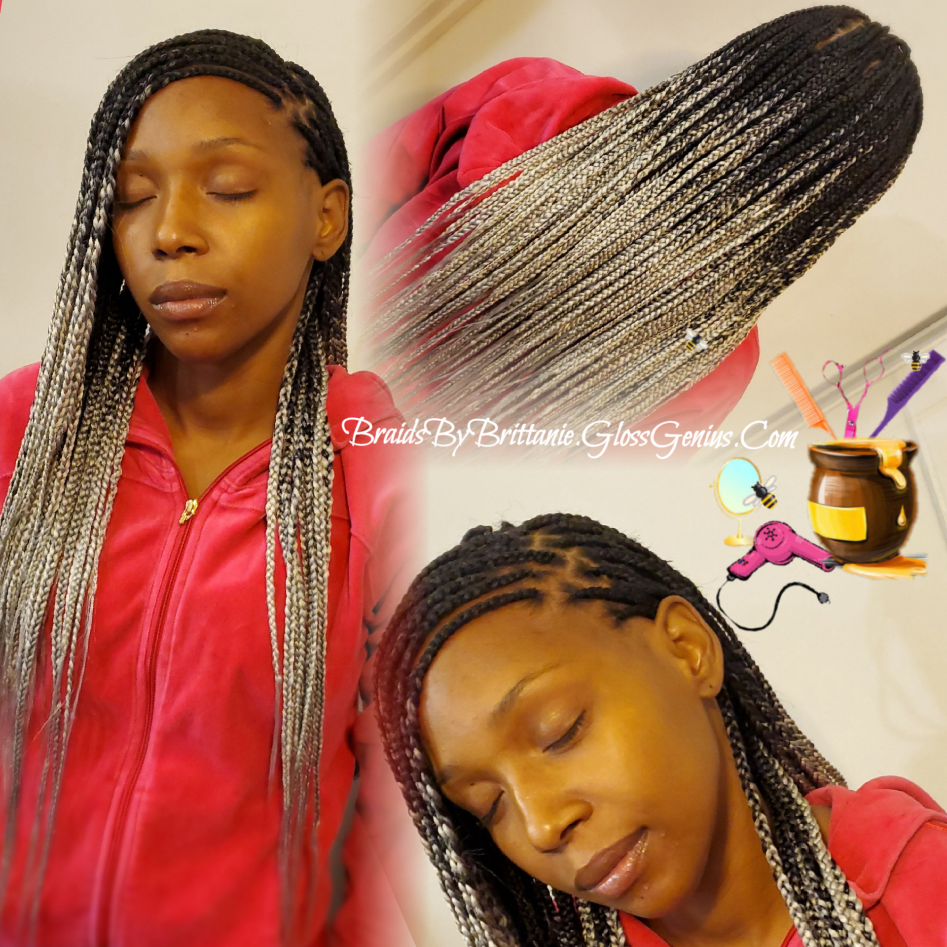 Small Knotless Braids (Reg. Length)