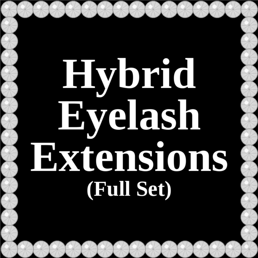 Hybrid Eyelash Extensions Set at Glitzy Glam Artistry in Dixon, CA