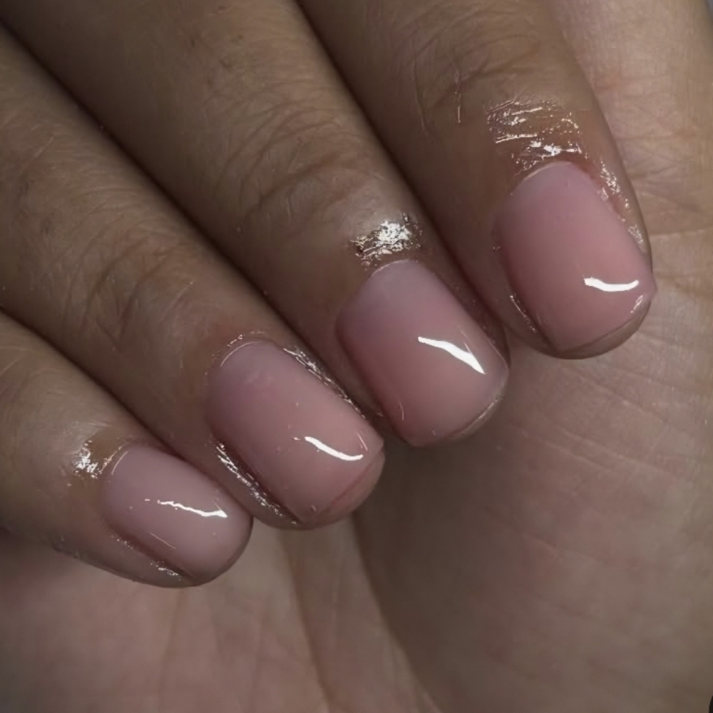 Builder Gel Manicure Natural Nails at PillowTalk Nails in Santa Maria, CA