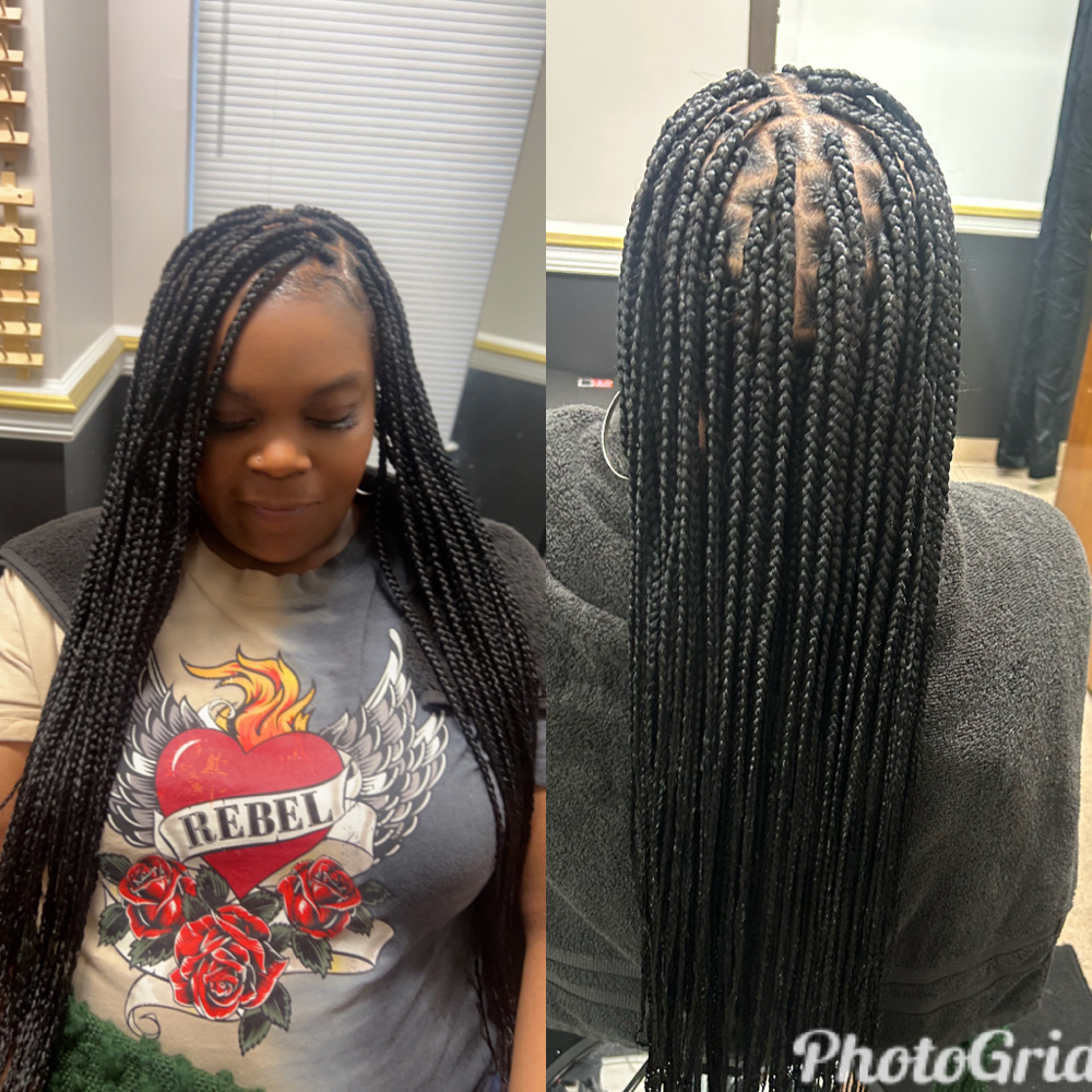 Medium Box Braids