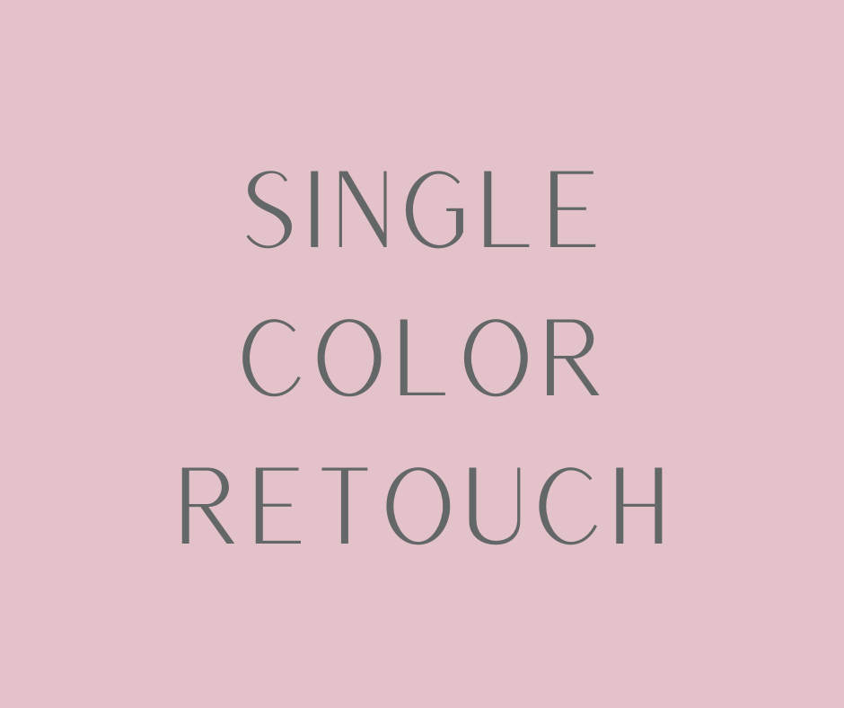Single Color Retouch