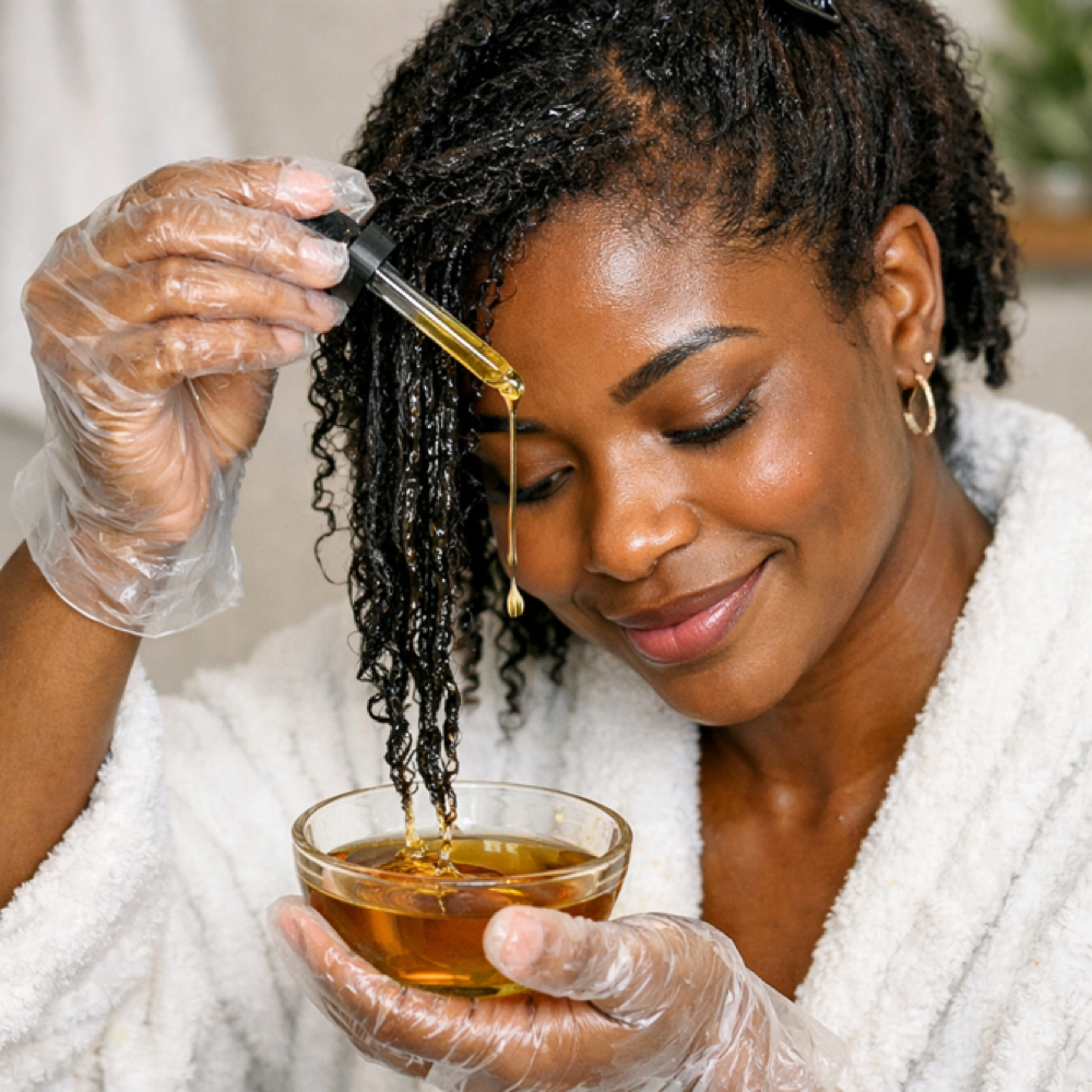 Hot Oil Treatment Natural Hair/locs at Avant Studios in Lumberton NC, NC