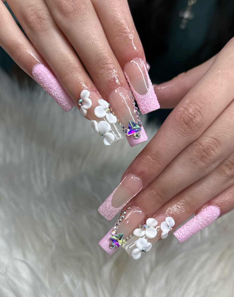 Acrylic Long Full Set (Gel Polish)