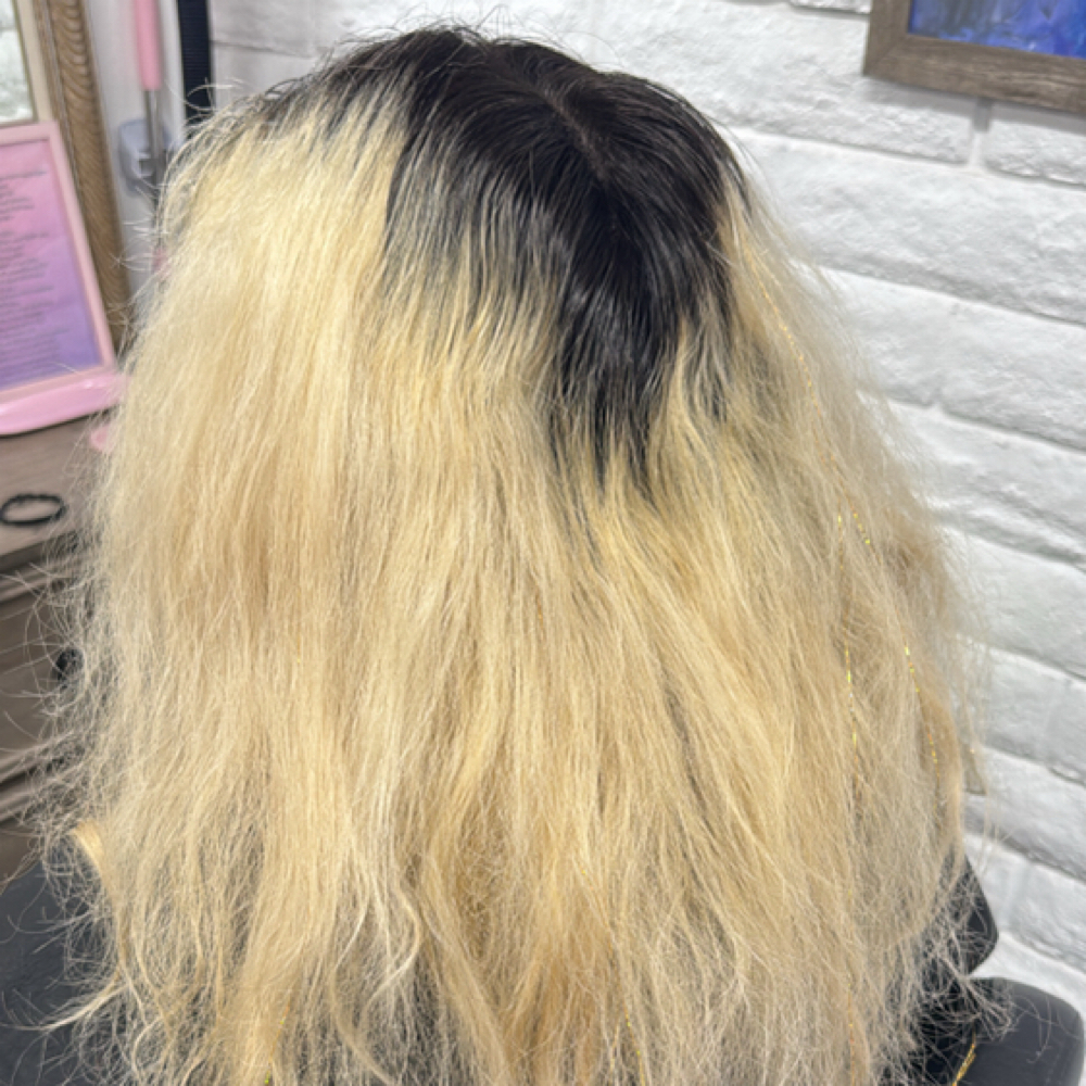 Bleach Retouch(over 2 Inch Regrowth at Tammy Corral in Fresno, CA