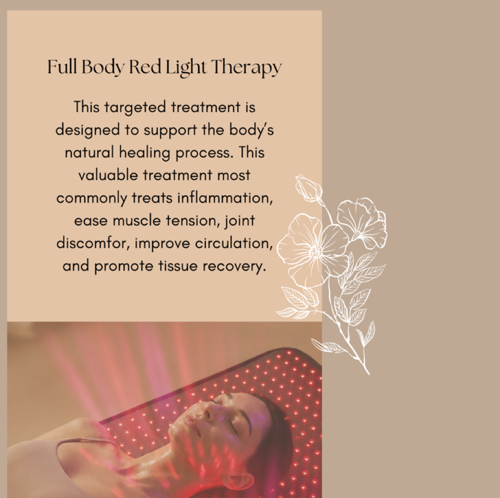 Full Body Red Light Therapy at Restorative Massage Spa in Greenwood, IN