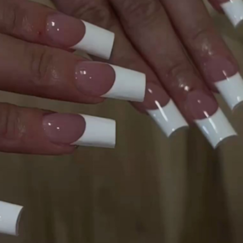 OG ACRYLIC FRENCH at NailedbyHailz in Van Buren, AR