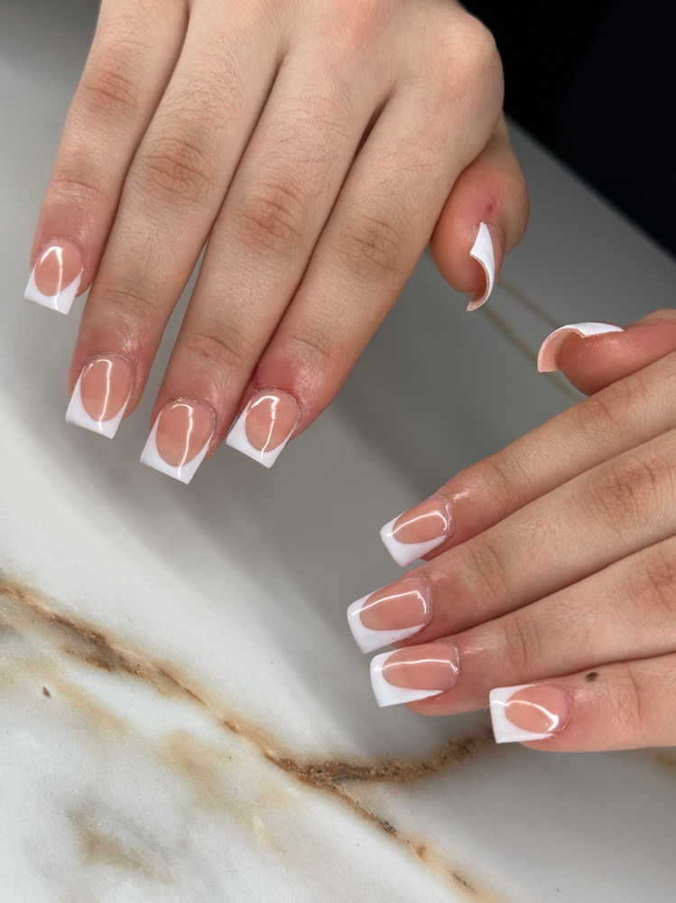 French Tips at Lavvish Nails in Oak Park, IL